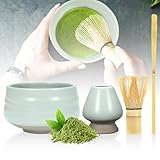Matcha Set mit Handgefertigtem Bambus-Besen (Chasen) – Das Komplett-Set für Einsteiger