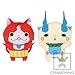 Yokai-Watch marionnette en peluche tous deux Jibanyan coma de