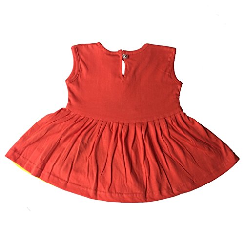 Buy LITTLE LIFE Baby Frock 100 Cotton(LL187_Cherry_24) at Amazon.in