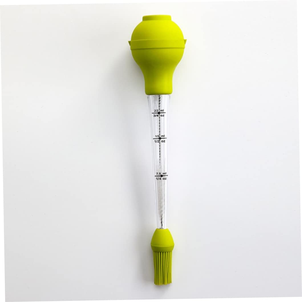 Turkey Baster Meat Marinade Injector Needle With Cleaning Brush for Cooking Grilling Turkey Baster Syringe Meat Baster BBQ Injection Needles Marinade Injector