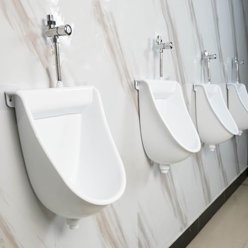 Urinarios comerciales de plástico para hombre con desviador de orina exterior 6