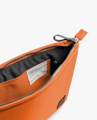 Image of DailyObjects Solid Skipper Sleeve | Stylish Durable Poly Cotton Canvas Material for Laptops & iPads | Zip Closure & Soft Cotton Inner Lining with Printed Slip Pockets