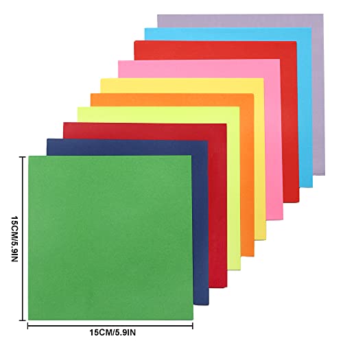 Origami Paper 160 Sheets, 20 Bright Colors Double Sided 6 Inch 80Gsm Square Sheets For Folding Floral Animal Geometric Kids Adults Art Crafts Uap060A #TOP1
