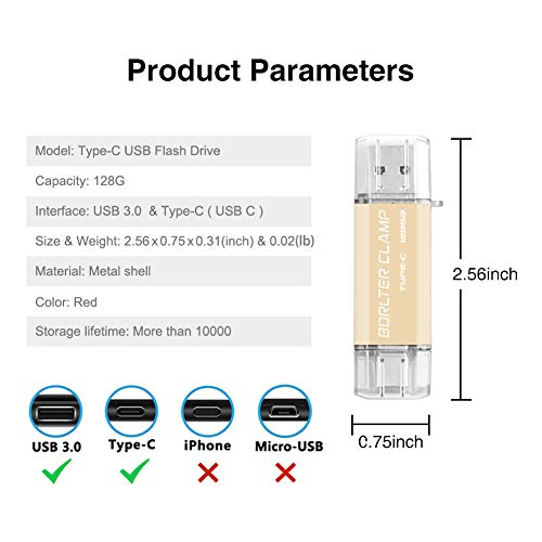 Clé USB 3.0 de type C pour libérer l'espace de votre smartphone