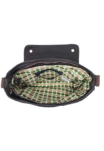 Pasta Lenna's Classic Carteiro de Lona L082 Café