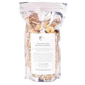 Parrot Essentials Tidymix Manufactured Premium Quality Parrot Diet Seed Blend (1.15 Kg), Parrot Food