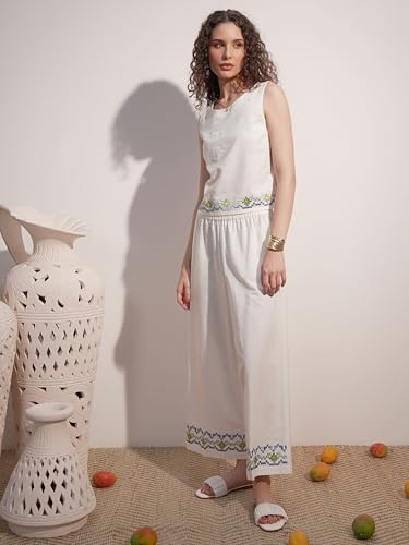 Image of Vishudh Women's Co-ord Set | Trendy Matching Set for Casual & Chic Looks | Stylish Top & Bottom Co-ord for Women