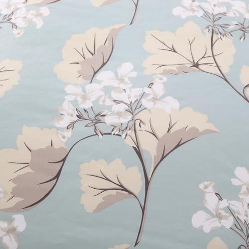 USTIDE King Size 3 Piece Bedding Set, 100% Egyptian Cotton Bedding Set, Rustic Floral Duvet Cover, Soft Cosy Bedding with 2 Pillow Shams , 800 Thread Count - Image 5