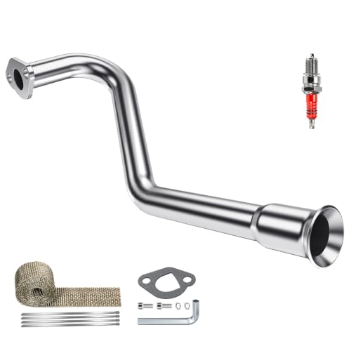 XIKOBY Central Long Mini Bike Trumpet Exhaust Pipe Compatible with
