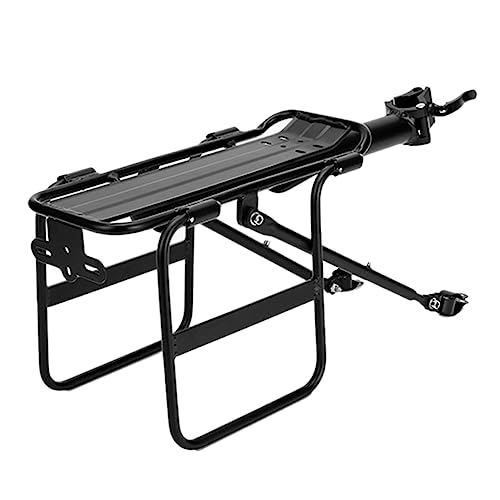 BCOATH 1Pc Durable Bike Cargo Rack Sturdy Rear Bike Rack Easy to Install Remove Lightweight for Mountain Bikes and Commuting