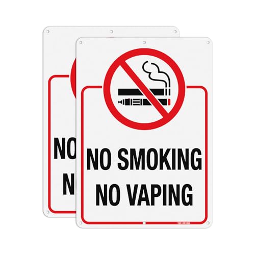 Panneau No Smoking No Vaping anti-décoloration pour stopper le tabagisme