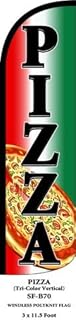 Pizza Swooper Feather Flags Banner Sign