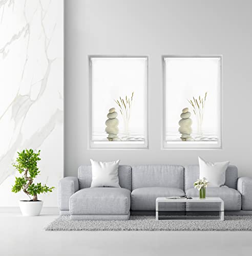 Store imprimé Easyfix Relax protège des regards indiscrets sans percer le mur