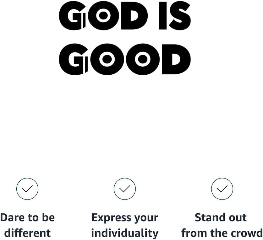 God is Good Tank - Faith Workout Tank - Word Art Jersey Tank