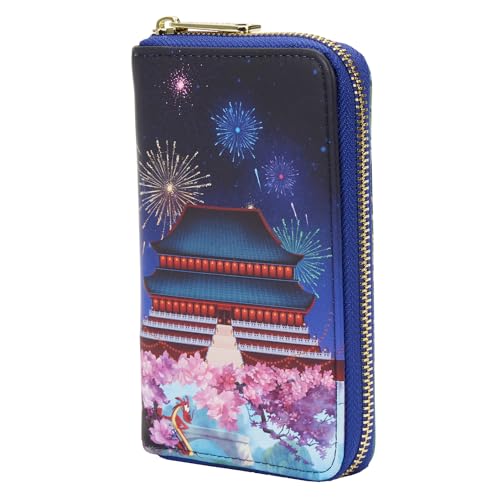Loungefly DISNEY MULAN CASTLE ZIP AROUND WALLET2
