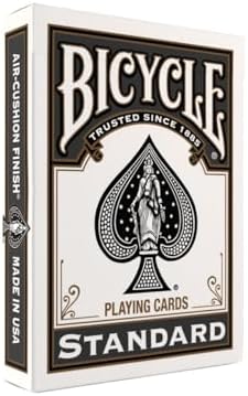 Bicycle Black Playing Cards, Standard Index, 1 Deck