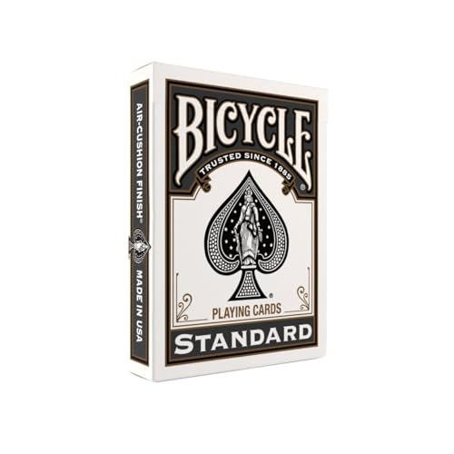 Bicycle Black Playing Cards, Standard Index Poker Size, Classic Deck