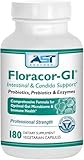 Floracor-GI Candida Cleanse, Probiotic and Enzyme Support Formula 180 Capsules