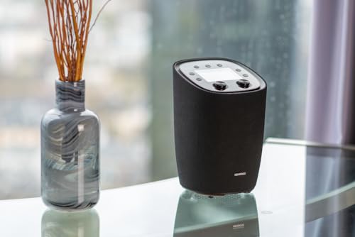 Kenwood CR-ST500S-B - Design Smart-Radio mit 4 TFT-Farbdisplay, WiFi Internetradio, DAB+, UKW, Spotify (HiFi), Deezer, Bluetooth, 30 W RMS Stereo, Integ. Subwoofer, Fernbedienung, OKTIV, Schwarz