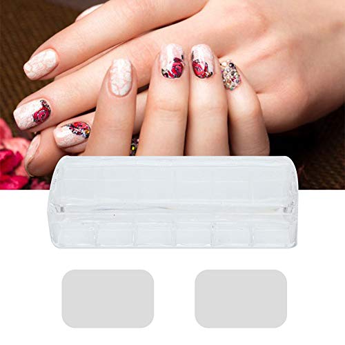 Materiais de alta qualidade Ferramenta de decoração de unhas fácil de limpar, Estampador de arte par