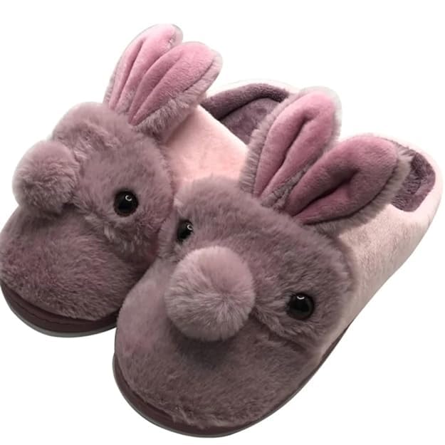 Womens Trendy Soft Warm Fur & Rubber Sole Winter Wear Bedroom Slippers (Purple-6) (B0CRDKQPM3) Amazon Price History, Amazon Price Tracker