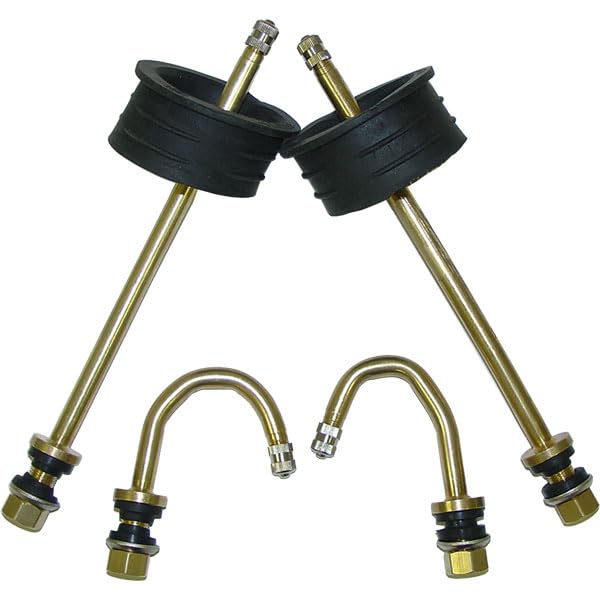 Premium Service DL1EC Chrome Duallyvalve Kit - for Ford E350, E450 (1992 to 2007)