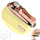 Elektrischer Nagelknipser, Nageltrimmer Nagelpolierer 2 in 1, Nagelknipser, Nagelreste mit Licht, Elektrische Nagelfeile Kein LäRm Fingernagelknipser für Babys, äLtere Menschen und Erwachsene