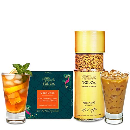 Image of TGL Co. Mogo Mogo (16 Tea Bags) & Morning Motivation Coffee (100G) | Pleasant Aroma | Enhances Blood Circulation | Supports Digestion | Refreshing & Energizing Blend