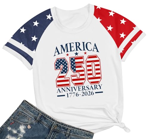 Image of Ithalt Boys Girls USA Shirts Kids 4th of July Shirts American Flag Tshirt Patriotic Top Independence Day Outfit 5-13y