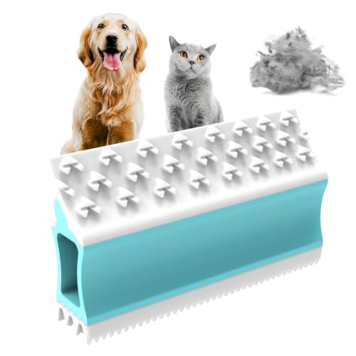 Image of 4IN1 Pet Hair Remover, Dog /Cat Fur Removal Tool - Design to Uproot and Clean Embedded Pets Hair in Carpet, Couchs, Cat Trees, Portable Fur Cleaning for Car Interior During Travel with Your pet, Pro