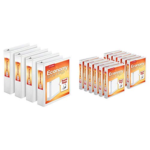 Cardinal Economy 3-Ring Binders, 4 pack 2" and 12 pack 1"