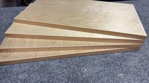 Custom Birch Plywood Shelves Cut to Order - 3/4" Cabinet Replacement Natural Wood UV Finished