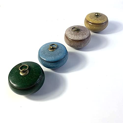 Kleine Andenkenurnen Asche kleine Boxen Haustier Hund Katze Asche Urnen zum Teilen persönlicher Beerdigungsurne für Familie und Lieben Cover