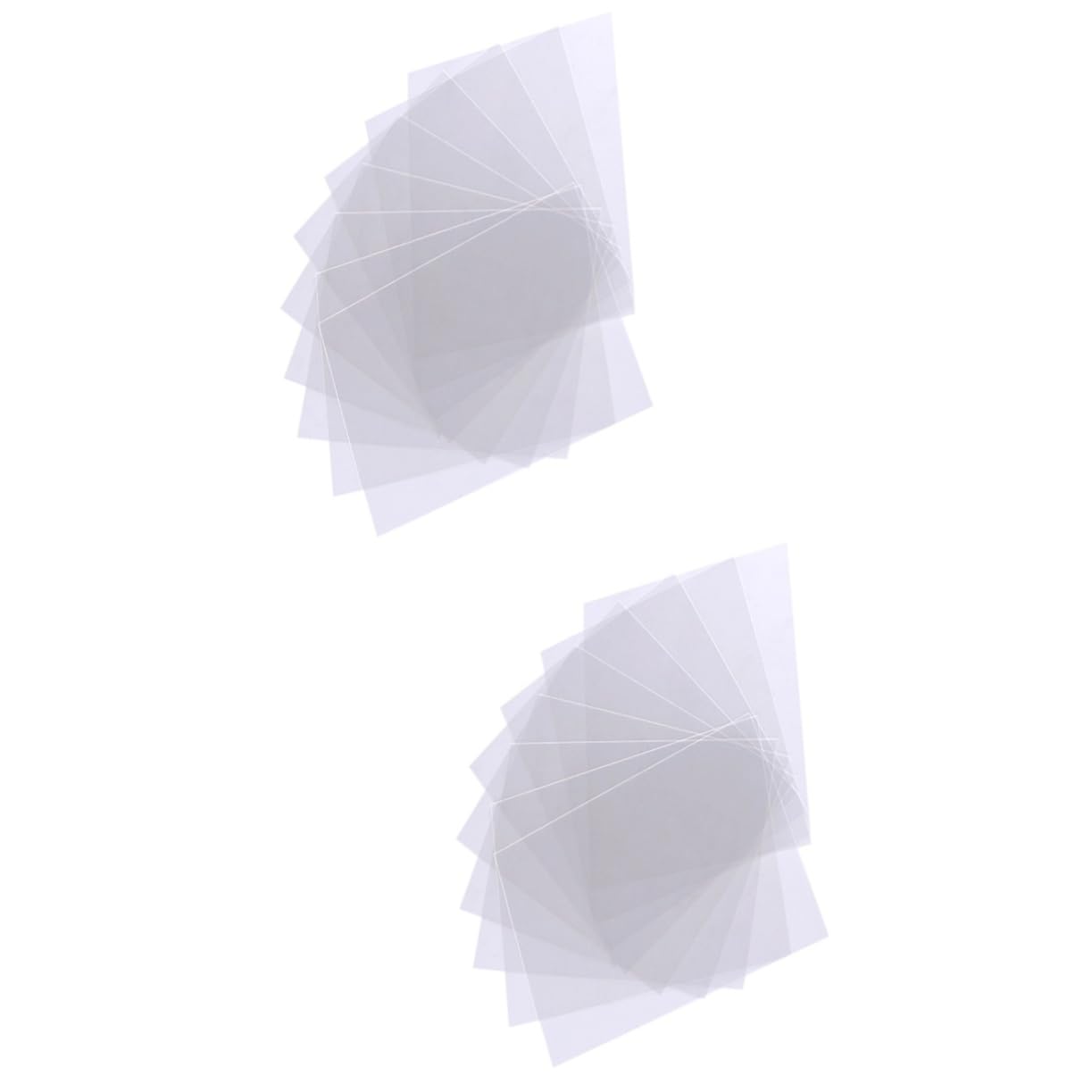 LALAFINA 2sets DIY Box Packaging Material: High Transparency Pet Film Sheets Heat Resistant 10pcs*2