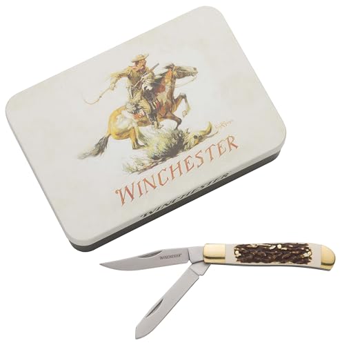 Winchester STAG TRAPPER KNIFE TIN