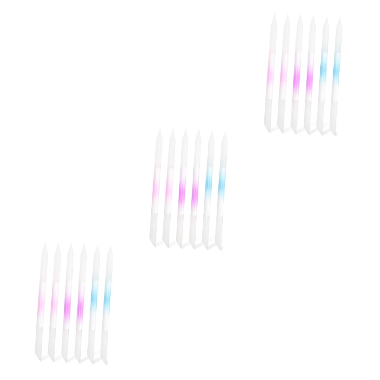 FRCOLOR 18stücke Teiliges Maniküre Glasnagelfeilen Praktische Und Wiederverwendbare Nagelpflegewerkzeuge Für Gelnägel Naturnägel Für Zuhause Nagelstudio