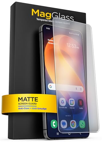 magglass for Samsung Galaxy Matte Screen Protector (Fingerprint Sensor Compatible) Anti Glare Anti-Reflective Tempered Glass (Applicator Included) (S26 Ultra)