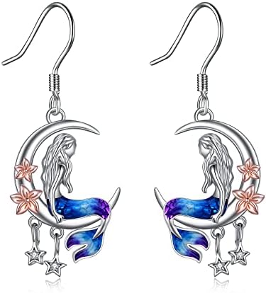 YAFEINI Sterling Silver Cat Earrings,Unicorn Earrings,Elephant Earrings,Koala Earrings,Animal Jewellery Gifts for Women,Girls