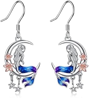 YAFEINI Sterling Silver Cat Earrings,Unicorn Earrings,Elephant Earrings,Koala Earrings,Animal Jewellery Gifts for Women,Girls