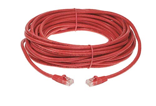 Cable Ethernet Cat 6 UTP 30.48 m Rojo RJ45 miniatura 1