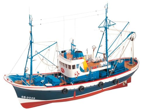 Artesanía Latina - Maqueta de Barco en Madera - Barco de Pesca Bonitero del Mar Cantábrico, Marina II - Modelo 20506, Escala 1:50 - Maquetas para Montar - Nivel Avanzado