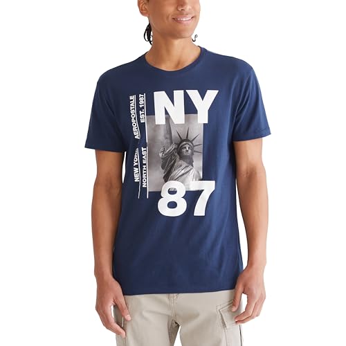 AEROPOSTALE Men's Ny 87 Short Sleeve Tee