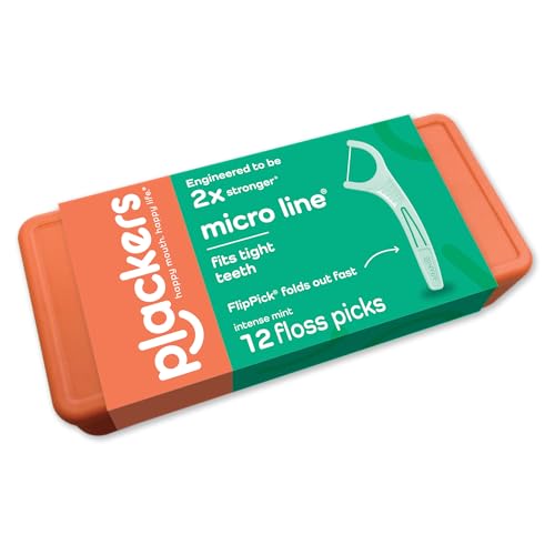 15% coupon - Plackers Micro Mint Dental Flossers, 12ct