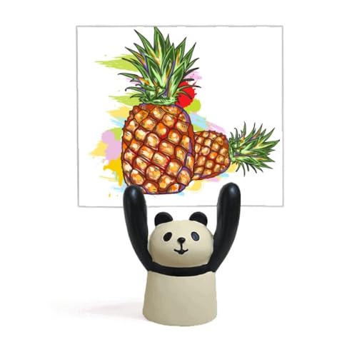 Mémo dessin animé panda PineFruits pour afficher vos photos de couple