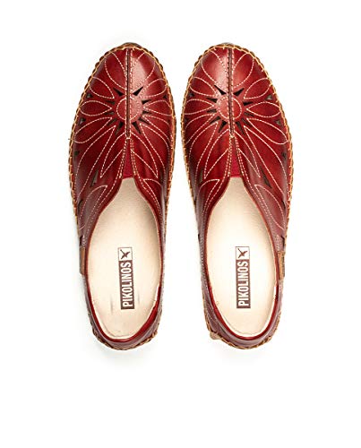 Image of PIKOLINOS Jerez 578-7399 Women's Slip-On Moccasins - Premium Calfskin Leather - Removable Cushioned Insole, Elastic Fit, Lightweight Everyday Comfort and Support
