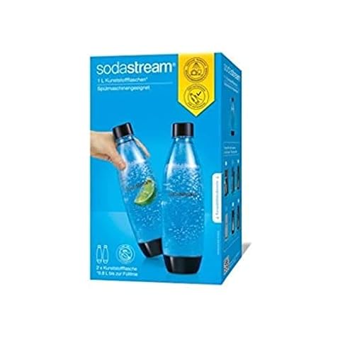 SodaStream 1 Litrowe Butelki Fuse, Czarne Dwupak