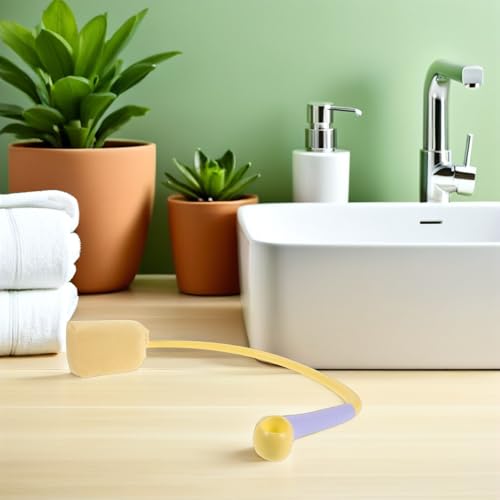 Brosse de U plastique jaune contre les difficultés de gommage du dos