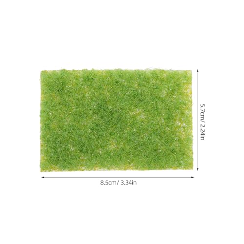 LALAFINA ミニチュア草クラスター 模型用密集型人工草 群生プ ミニ植物 クラフト用リアル造景素材 道ジオラマやミニチュア風景向け