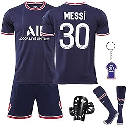 Hereneer Camiseta de fútbol, Traje De fútbol De Niño Adultos, Entrenamiento Deportivo y Pantalones Cortos Kit, Camiseta Deportiva de Fútbol para Hombres No.7 No.30 para adultos y niños 4 Hereneer Camiseta de fútbol, Traje De fútbol De Niño Adultos, Entrenamiento Deportivo y Pantalones Cortos Kit, Camiseta Deportiva de Fútbol para Hombres No.7 No.30 para Adultos y niños (26, No.30)