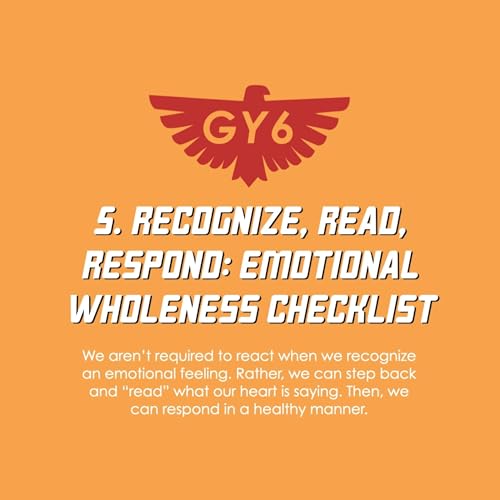 5 | Recognize, read, respond- emotional wholeness checklist